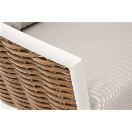 "Тоскана" лаунж-зона из искусственного ротанга, цвет соломенный