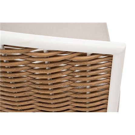 "Тоскана" лаунж-зона из искусственного ротанга, цвет соломенный