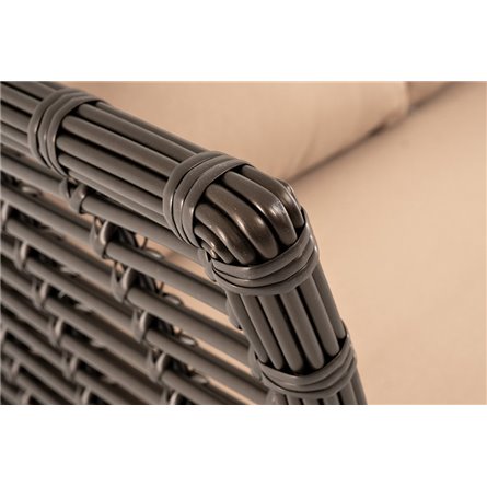 "Валенсия" диван из искусственного ротанга трехместный, цвет бронзовый