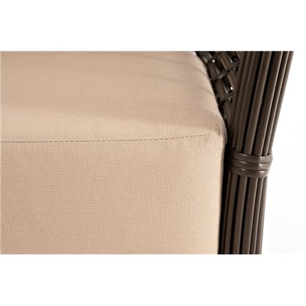 "Валенсия" диван из искусственного ротанга трехместный, цвет бронзовый