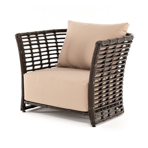 "Валенсия" кресло из искусственного ротанга, цвет бронзовый