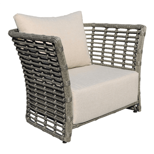 "Валенсия" кресло из искусственного ротанга, цвет серый