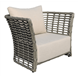 "Валенсия" кресло из искусственного ротанга, цвет серый