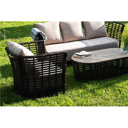 "Валенсия" лаунж-зона из искусственного ротанга, цвет бронзовый