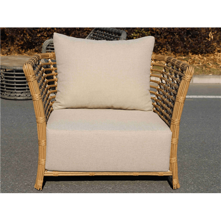 "Валенсия" лаунж-зона из искусственного ротанга, цвет соломенный