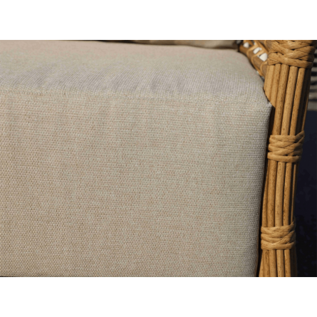 "Валенсия" лаунж-зона из искусственного ротанга, цвет соломенный