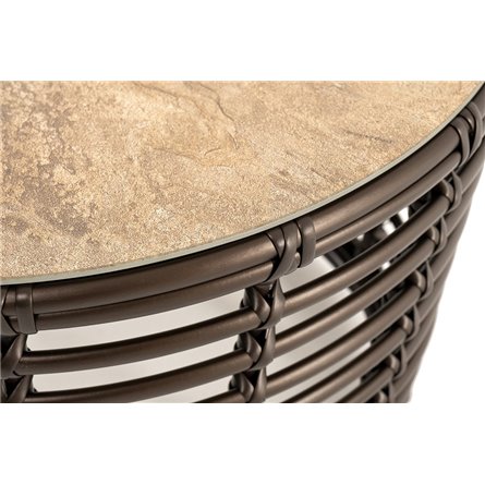 "Валенсия" журнальный столик из искусственного ротанга, цвет бронзовый