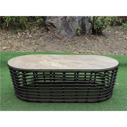 "Валенсия" журнальный столик из искусственного ротанга, цвет бронзовый