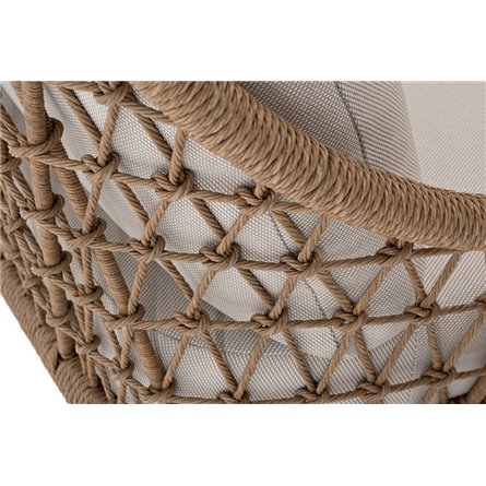 "Венеция" лаунж-зона из искусственного ротанга, цвет соломенный