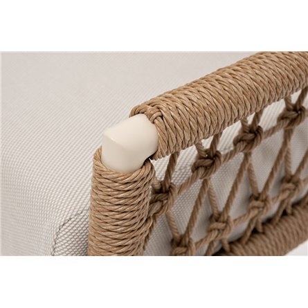 "Венеция" лаунж-зона из искусственного ротанга, цвет соломенный