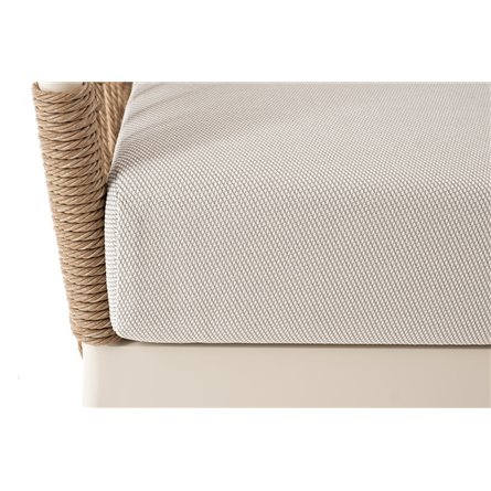 "Венеция" лаунж-зона из искусственного ротанга, цвет соломенный