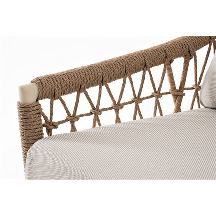 "Венеция" лаунж-зона из искусственного ротанга, цвет соломенный