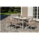 "Венето" обеденная группа на 6 персон со стульями "Милан", каркас белый, роуп бежевый "Венето" обеденная группа на 6 персон со стульями "Милан", каркас белый, роуп бежевый