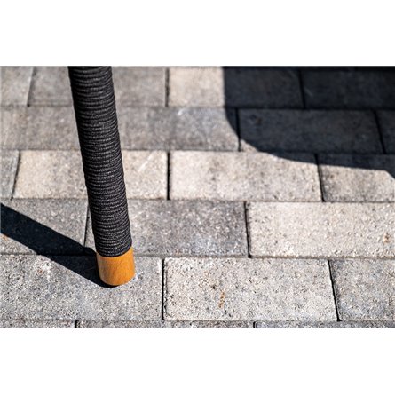 "Верона" лаунж-зона 5-местная плетеная из роупа (веревки), каркас алюминиевый темно-серый, роуп темно-серый