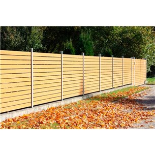 Горизонтальный вентилируемый забор Hilst 2х2м