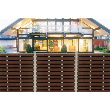 Горизонтальный вентилируемый забор Hilst 2х2м