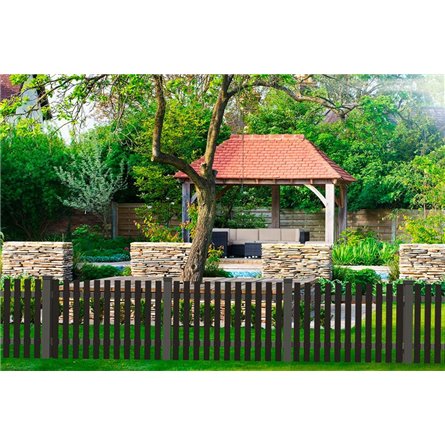 Вертикальный штакетник палисад 2х1.3м HILST