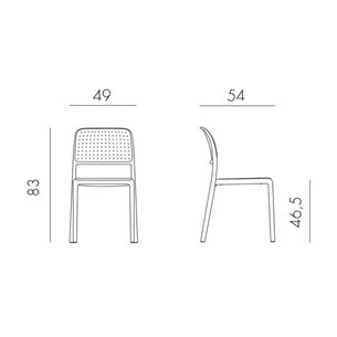 Стул Bora Bistrot, агава