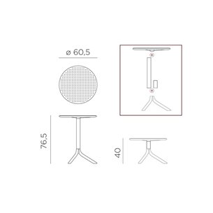 Стол Nardi Step, агава
