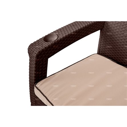 Комплект кресел TWEET Double Seat, цвет: венге