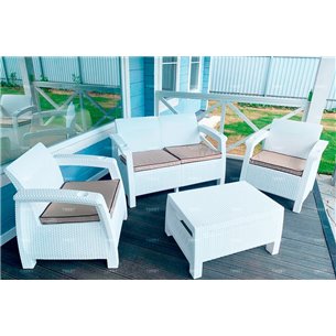 Комплект уличной мебели TWEET Terrace Set, белый