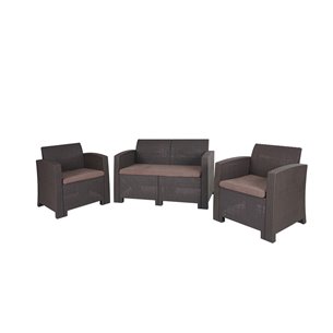 Arizona b:rattan, Кресло (2шт.), венге (2 подушки)