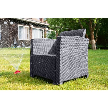 Arizona b:rattan, Диван двухместный, венге (2-х местная подушка)