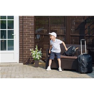 Arizona b:rattan, Диван двухместный, антрацит (2-х местная подушка)