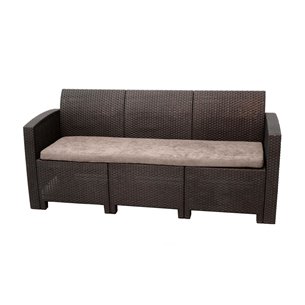 Arizona b:rattan, Диван трехместный, венге (3-х местная подушка)