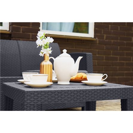 Arizona b:rattan, Диван трехместный, антрацит (3-х местная подушка)