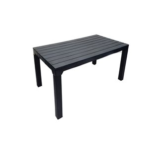 Boston b:rattan, Стол 1400*780, антрацит