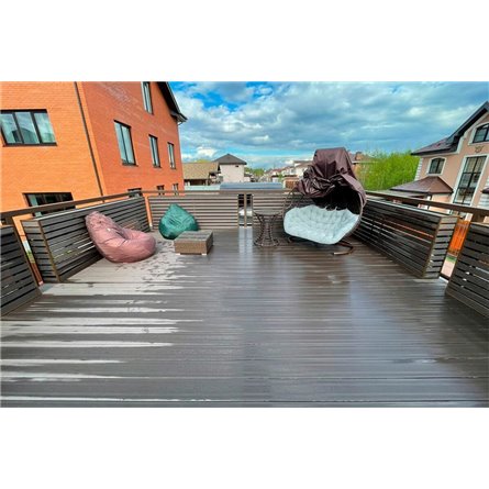 Террасная доска Deckron (Декрон) Classic, производство Россия, 153*28