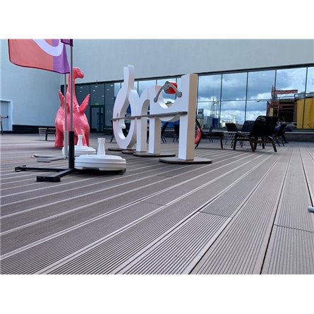 Террасная доска Deckron (Декрон) Classic, производство Россия, 153*28