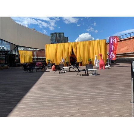 Террасная доска Deckron (Декрон) Classic, производство Россия, 153*28