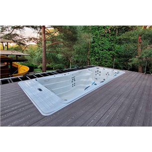 Палубная доска полнотелая из ДПК марки HOLZHOF Solid, 150*18