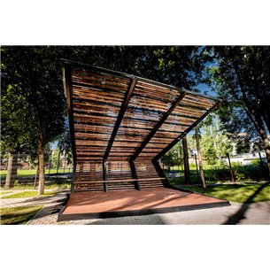 Палубная доска полнотелая из ДПК марки HOLZHOF Solid, 150*18
