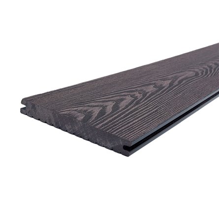 Палубная доска полнотелая из ДПК марки HOLZHOF Solid, 150*18