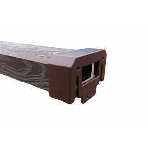 Крепление для перила NauticPrime, ПРЯМОЙ, венге (упак. 2 шт)