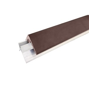 Уголок ДПК + алюминиевый профиль, венге - 3м