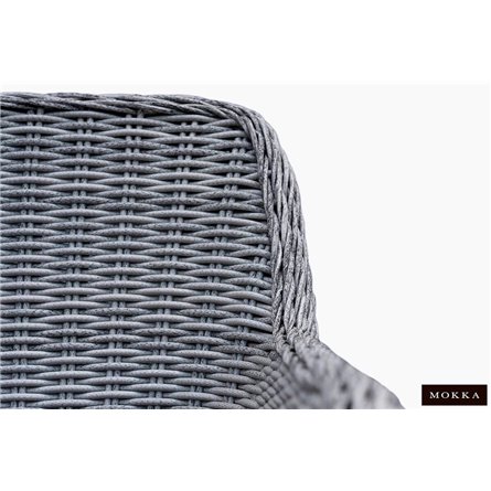 Комплект плетеной мебели MOKKA RIMINI (стол кофейный, 2 кресла, диван 2 х-местная)