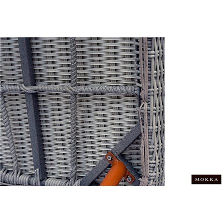 Комплект плетеной мебели MOKKA RIMINI (стол кофейный, 2 кресла, диван 3 х-местный)