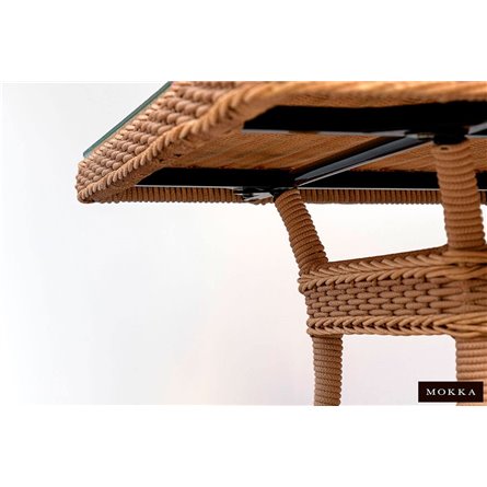 Комплект плетеной мебели MOKKA VILLA ROSA (6 кресел) + 6 подушек