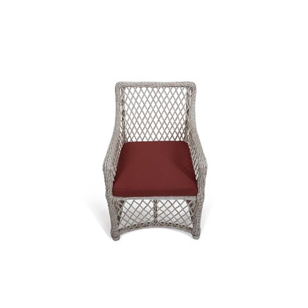 Комплект плетеной мебели MOKKA VILLA ROSA (6 кресел) + 6 подушек