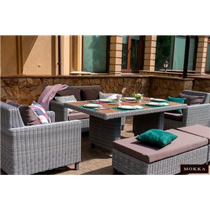 MOKKA BELLA диван 3-х местный, серый