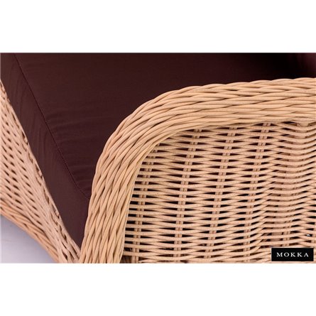 Комплект плетеной мебели МОККА SAN MARINO (стол обеденный, 8 кресел), Бежевый