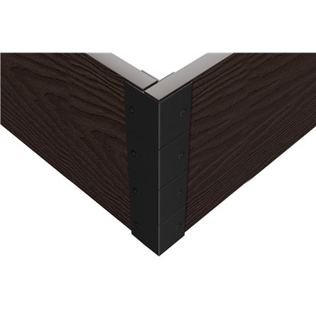 Соединительный уголок Holzhof неповоротный 90град. для грядочной доски 300х30мм