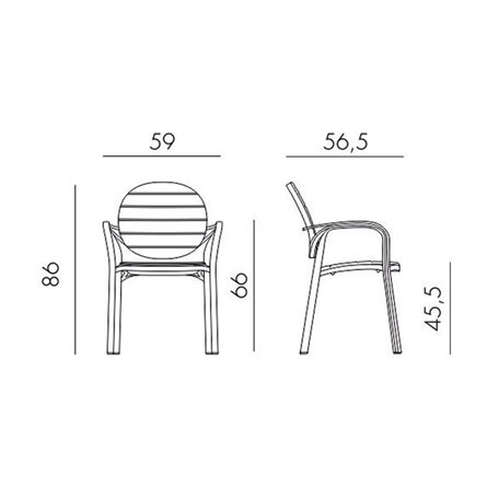 Комплект обеденный Nardi Rio-Palma Set