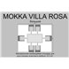 Плетеная мебель для террасы MOKKA VILLA ROSA (на 6 персон) + 12 подушек