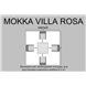 Плетеный комплект мебели MOKKA VILLA ROSA (4 персоны) + 8 подушек