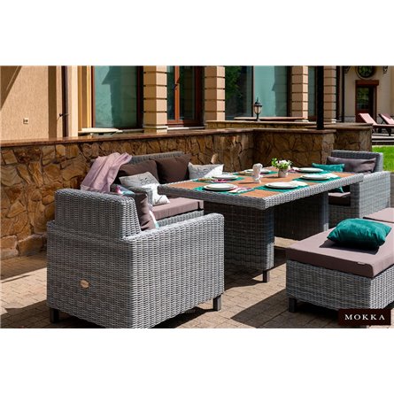 Комплект плетеной мебели MOKKA BELLA малый